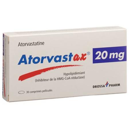 Atorvastax film tabl 20 mg 30 pcs - PrimeCare Global