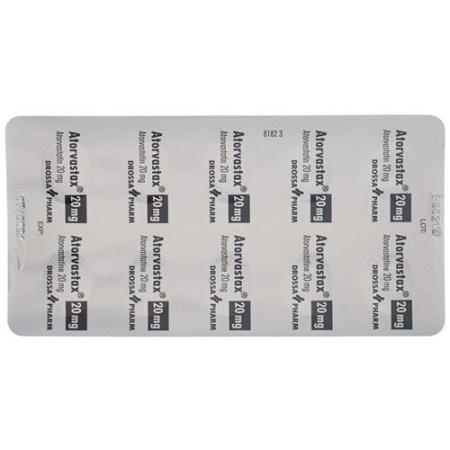 Atorvastax film tabl 20 mg 100 pcs - PrimeCare Global