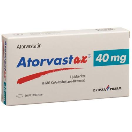 Atorvastax film tabl 40 mg 30 pcs - PrimeCare Global