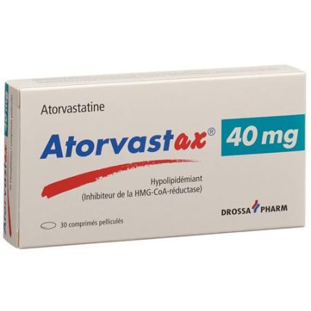 Atorvastax film tabl 40 mg 30 pcs - PrimeCare Global