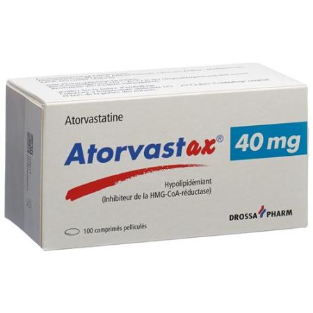 Atorvastax film tabl 40 mg 100 pcs - PrimeCare Global