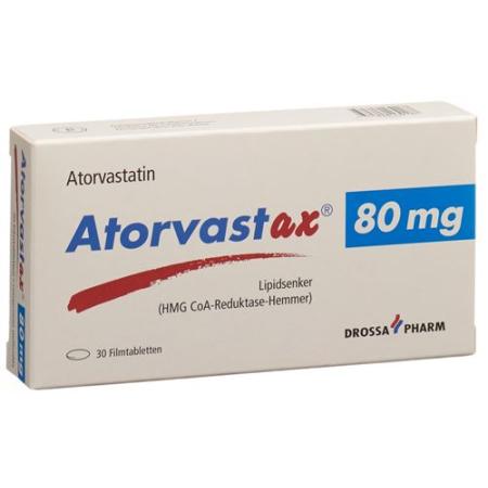 Atorvastax film tabl 80 mg 30 pcs - PrimeCare Global