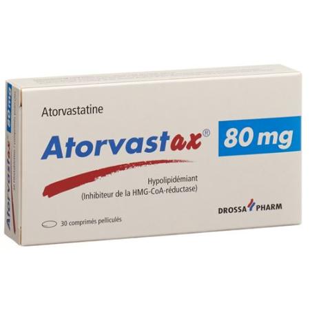 Atorvastax film tabl 80 mg 30 pcs - PrimeCare Global