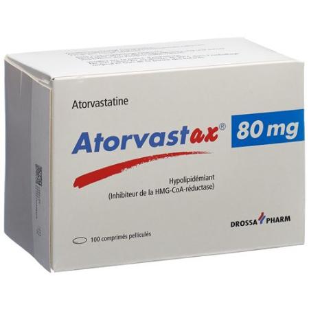 Atorvastax film tabl 80 mg 100 pcs - PrimeCare Global