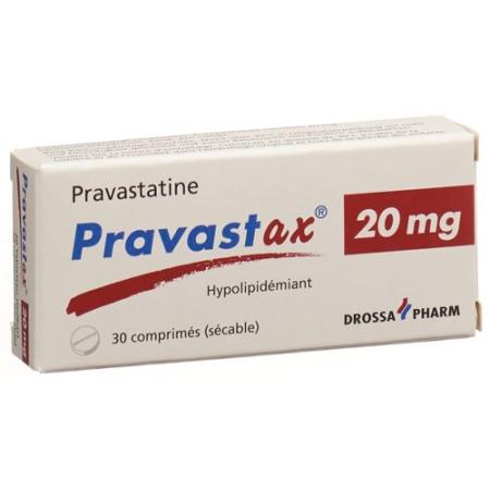 Pravatax Tabl 20 mg 30 pcs - PrimeCare Global