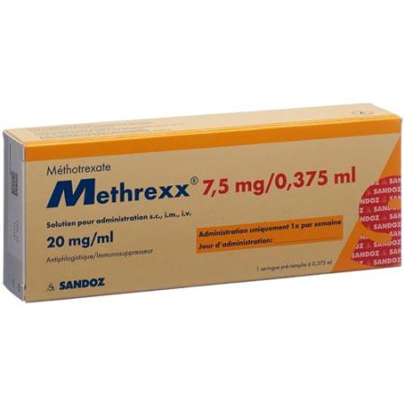 Methrexx Inj L&ouml;s 7.5 mg/0.375ml Fertspr 0.375 ml - PrimeCare Global