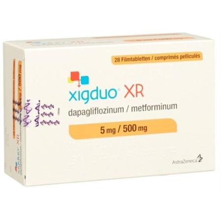 Xigduo XR film tablets 5 mg/500 mg 98 pcs - PrimeCare Global