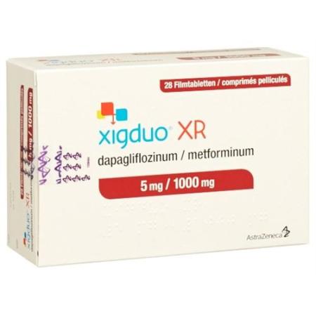 Xigduo XR film tablets 5 mg/1000 mg 28 pcs - PrimeCare Global