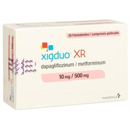 Xigduo XR film tablets 10 mg/500 mg 28 pcs - PrimeCare Global