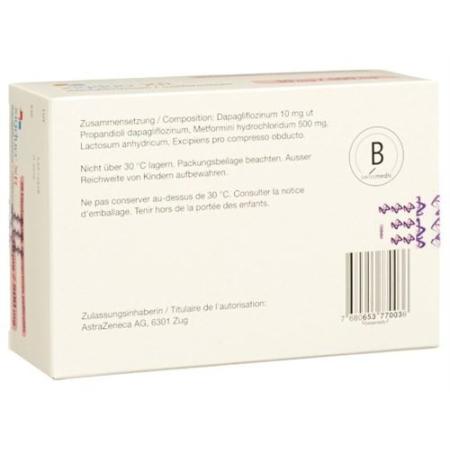 Xigduo XR film tablets 10 mg/500 mg 98 pcs - PrimeCare Global