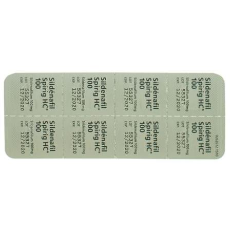 Sildenafil Spirig HC Filmtabl 100 mg 24 pcs - PrimeCare Global