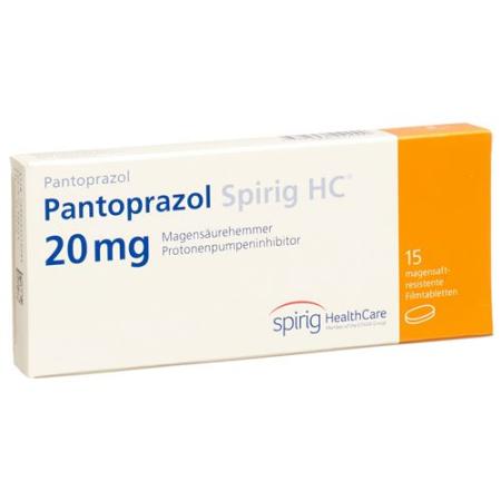 Pantoprazole Spirig HC Tabl 20 mg bottle 120 pieces - PrimeCare Global
