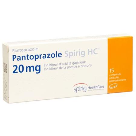 Pantoprazole Spirig HC Tabl 20 mg bottle 120 pieces - PrimeCare Global