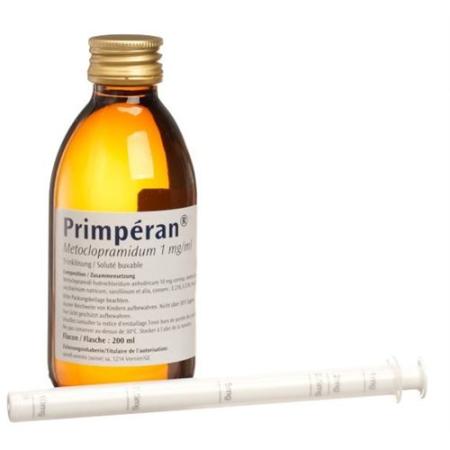 Primperan L&ouml;s 1 mg/ml bottle 200 ml - PrimeCare Global