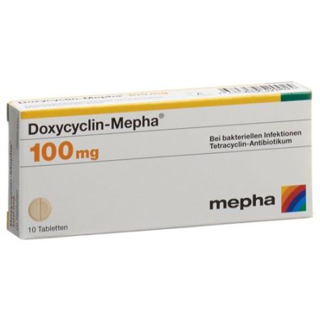 Doxycycline-Mepha Tabl 100 mg 20 pcs - PrimeCare Global