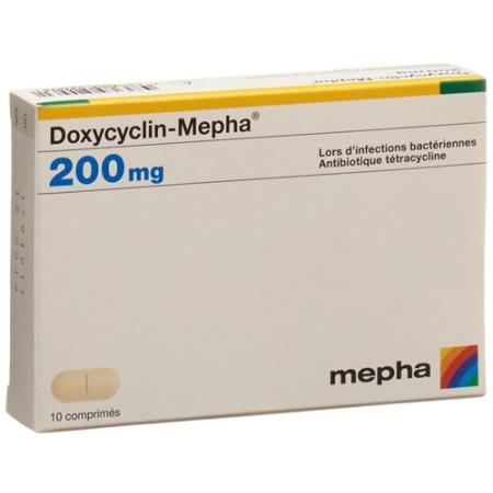 Doxycycline-Mepha Tabl 200 mg 10 pcs - PrimeCare Global