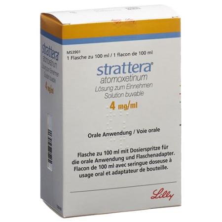 Strattera drinking solution 4 mg/ml bottle 100 ml - PrimeCare Global