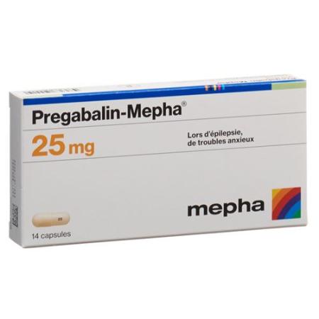 Pregabalin-Mepha Kaps 25 mg 14 pcs - PrimeCare Global