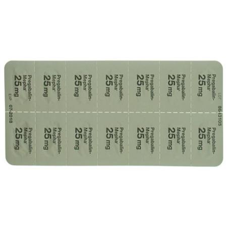 Pregabalin-Mepha Kaps 25 mg 56 pcs - PrimeCare Global