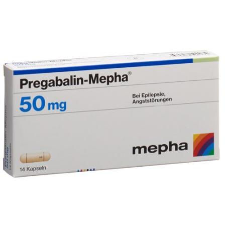 Pregabalin-Mepha Kaps 50 mg 14 pcs - PrimeCare Global