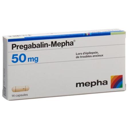Pregabalin-Mepha Kaps 50 mg 14 pcs - PrimeCare Global