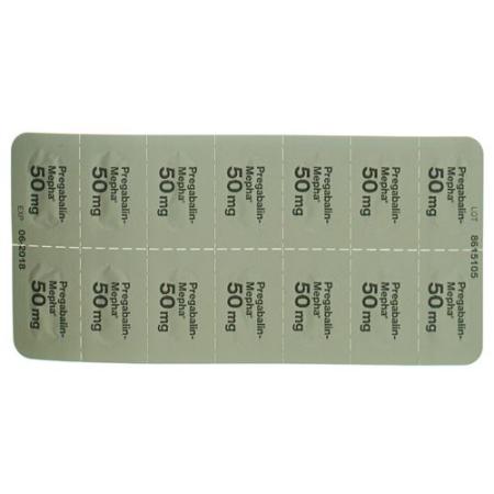 Pregabalin-Mepha Kaps 50 mg 84 pcs - PrimeCare Global