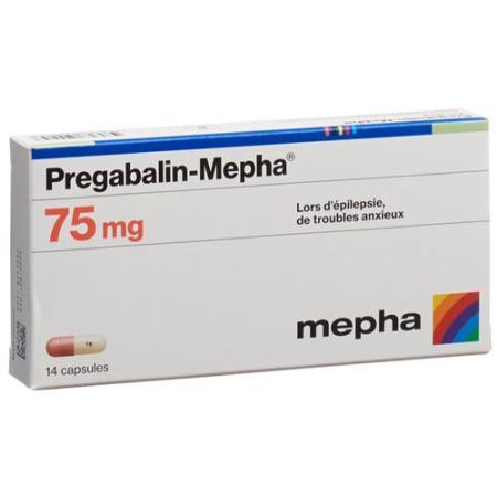 Pregabalin-Mepha Kaps 75 mg 14 pcs - PrimeCare Global