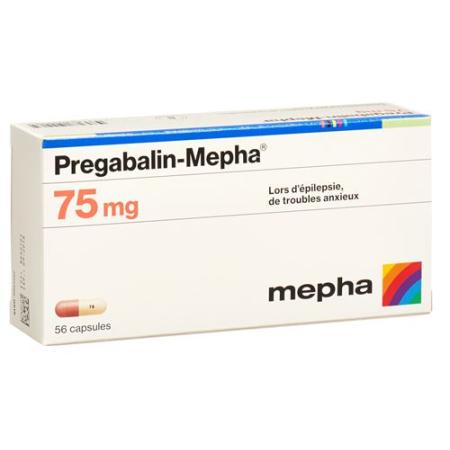 Pregabalin-Mepha Kaps 75 mg 56 pcs - PrimeCare Global