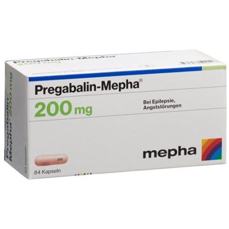 Pregabalin-Mepha Kaps 200 mg 84 pcs - PrimeCare Global