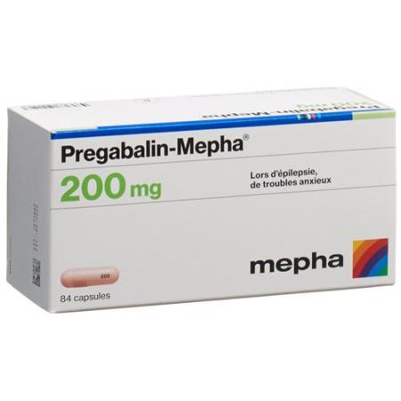 Pregabalin-Mepha Kaps 200 mg 84 pcs - PrimeCare Global