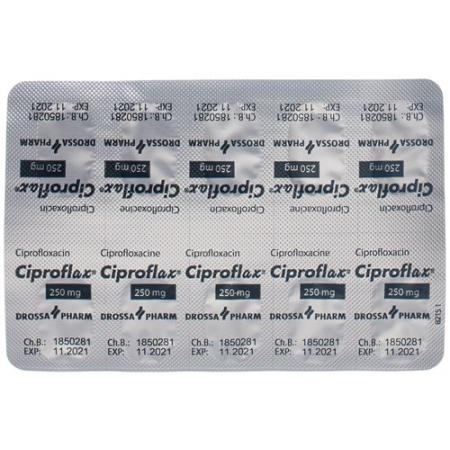 Ciproflax Filmtablet 250 mg 10 pcs - PrimeCare Global