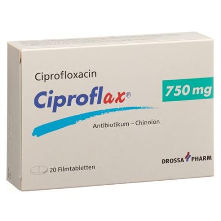 Ciproflax Filmtablet 750 mg 20 pcs - PrimeCare Global