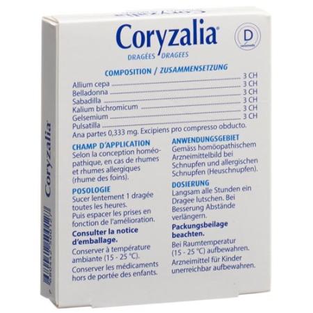 Coryzalia Boiron Drag 40 pcs - PrimeCare Global