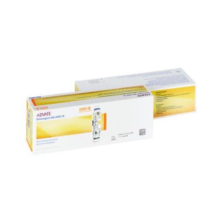 Advate dry sub 2000 IU with solvent 5 ml perf - PrimeCare Global