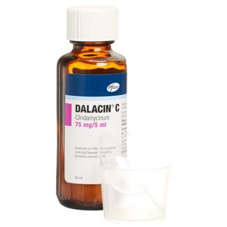 Dalacin C Gran 75 mg/5ml for Syrup Fl 80 ml - PrimeCare Global