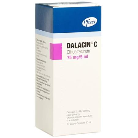 Dalacin C Gran 75 mg/5ml for Syrup Fl 80 ml - PrimeCare Global