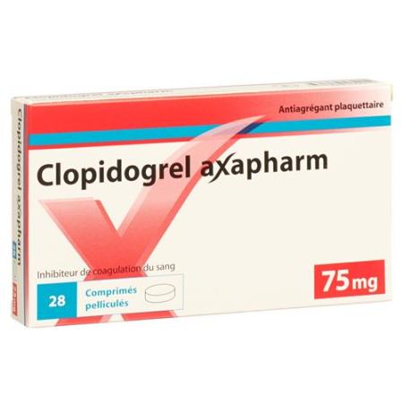 Clopidogrel Axapharm Filmtabl 75 mg 28 pcs - PrimeCare Global
