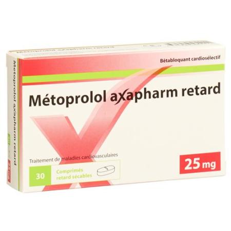 Metoprolol Axapharm Ret Tabl 25 mg 30 pcs - PrimeCare Global