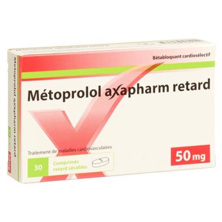 Metoprolol Axapharm Ret Tabl 50 mg 100 pcs - PrimeCare Global