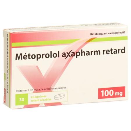 Metoprolol Axapharm Ret Tabl 100 mg 30 pcs - PrimeCare Global