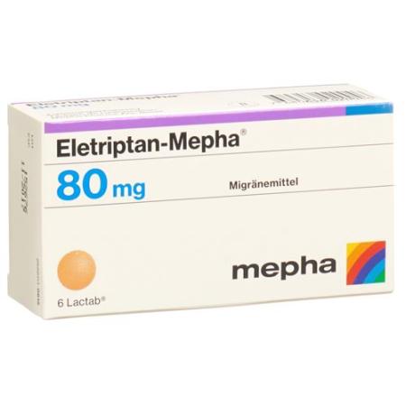 Eletriptan-Mepha Lactab 80 mg 6 pcs - PrimeCare Global