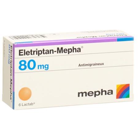 Eletriptan-Mepha Lactab 80 mg 6 pcs - PrimeCare Global
