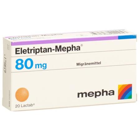 Eletriptan-Mepha Lactab 80 mg 20 pcs - PrimeCare Global