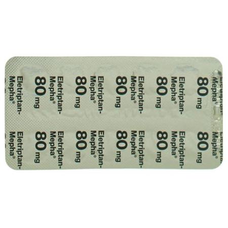 Eletriptan-Mepha Lactab 80 mg 20 pcs - PrimeCare Global