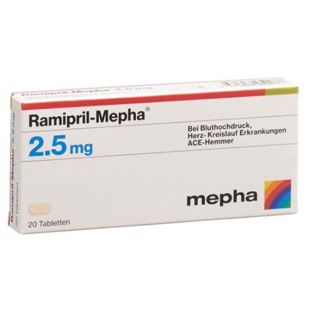 Ramipril-Mepha Tabl 2.5 mg 20 pcs - PrimeCare Global