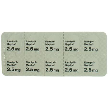 Ramipril-Mepha Tabl 2.5 mg 20 pcs - PrimeCare Global