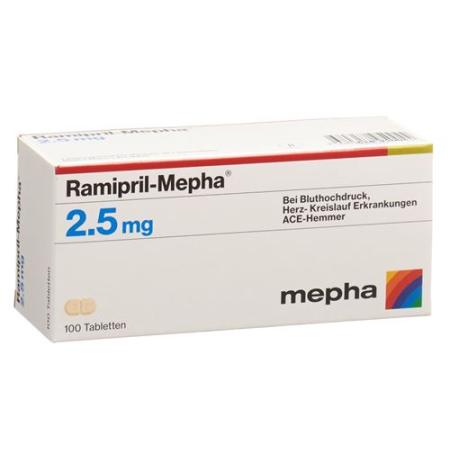 Ramipril-Mepha Tabl 2.5 mg 100 pcs - PrimeCare Global