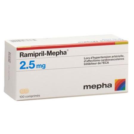 Ramipril-Mepha Tabl 2.5 mg 100 pcs - PrimeCare Global