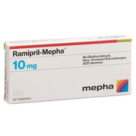 Ramipril-Mepha Tabl 10 mg 20 pcs - PrimeCare Global