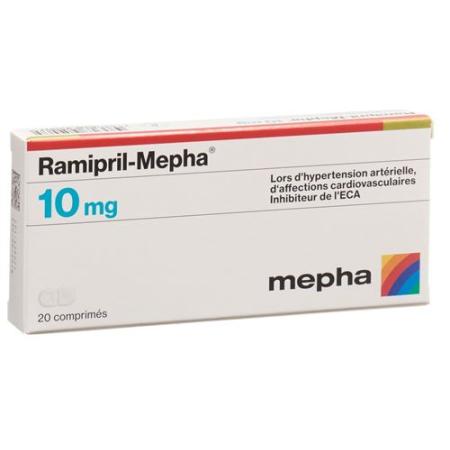 Ramipril-Mepha Tabl 10 mg 20 pcs - PrimeCare Global